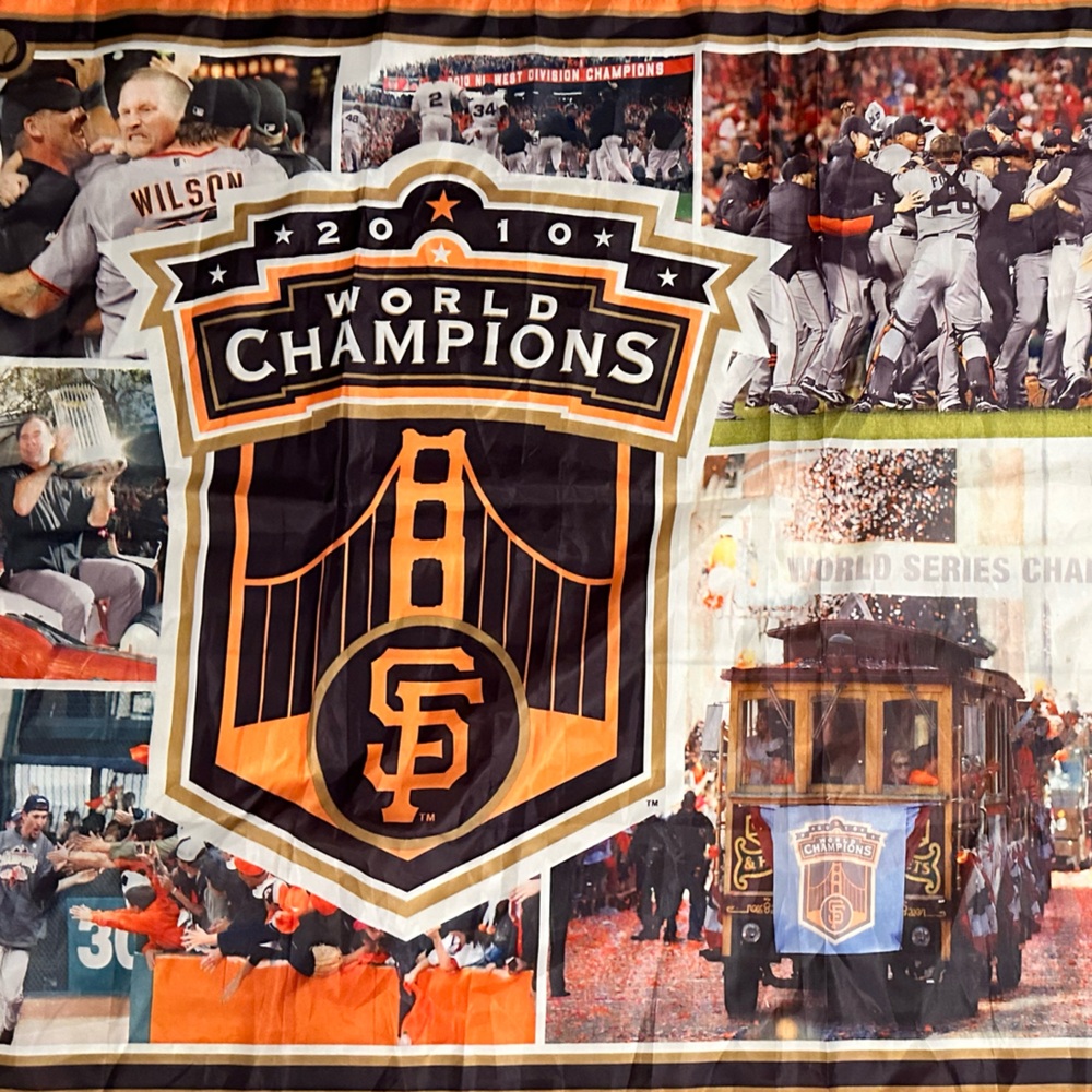 NWOT SF Giants Championship Flag